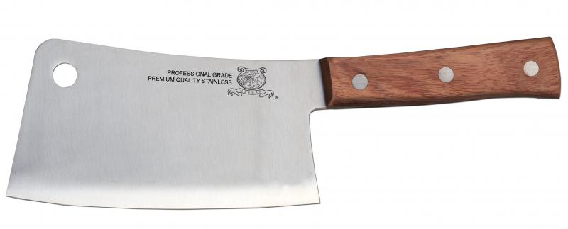 7-inch Cleaver with Wooden Handle